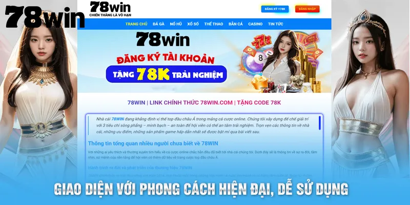 Giao diện ghi điểm với phong cách hiện đại, dễ sử dụng